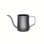 Jarra cuello de cisne negra mate