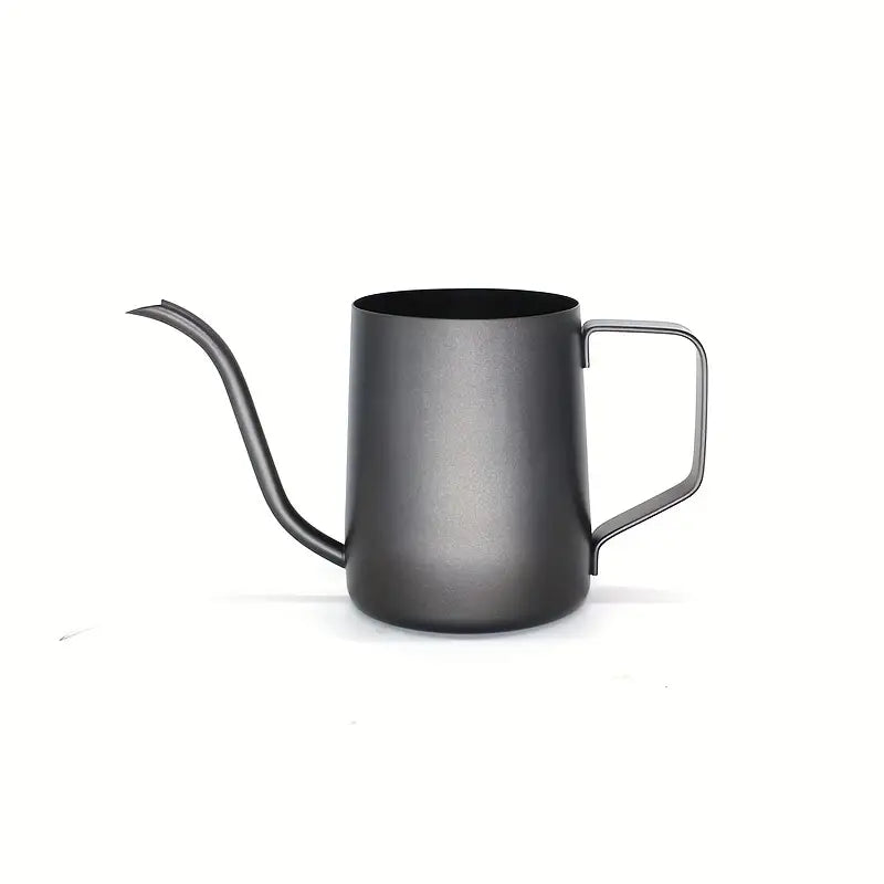 Jarra cuello de cisne negra mate